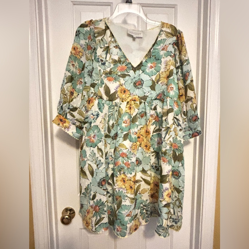 Floral V-Neck Dress